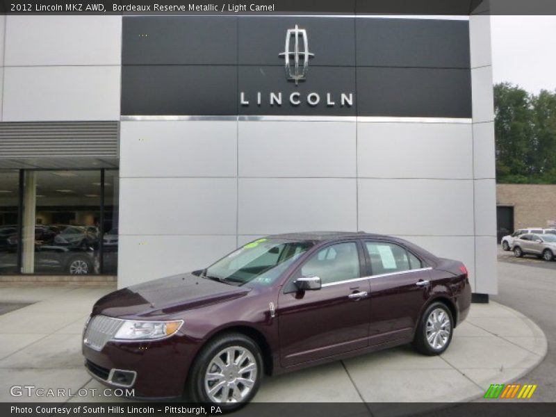 Bordeaux Reserve Metallic / Light Camel 2012 Lincoln MKZ AWD