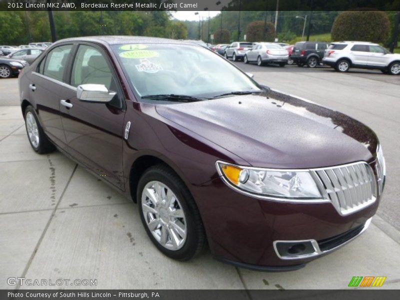 Bordeaux Reserve Metallic / Light Camel 2012 Lincoln MKZ AWD