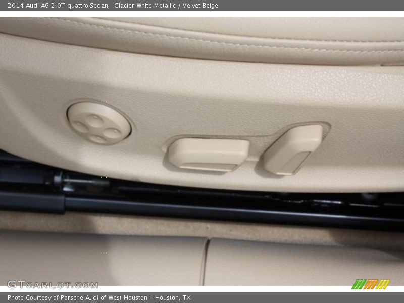 Glacier White Metallic / Velvet Beige 2014 Audi A6 2.0T quattro Sedan