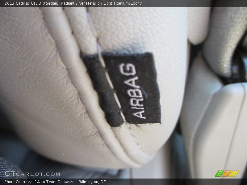 Radiant Silver Metallic / Light Titanium/Ebony 2013 Cadillac CTS 3.0 Sedan