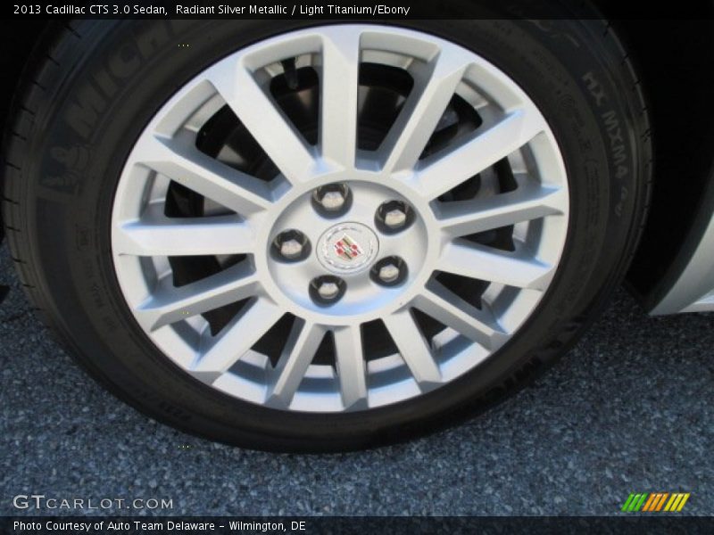 Radiant Silver Metallic / Light Titanium/Ebony 2013 Cadillac CTS 3.0 Sedan