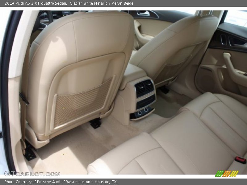 Glacier White Metallic / Velvet Beige 2014 Audi A6 2.0T quattro Sedan