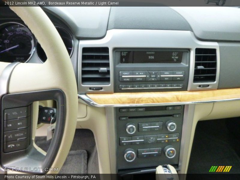 Bordeaux Reserve Metallic / Light Camel 2012 Lincoln MKZ AWD