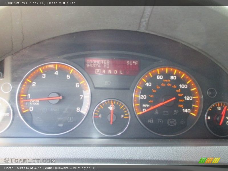 Ocean Mist / Tan 2008 Saturn Outlook XE
