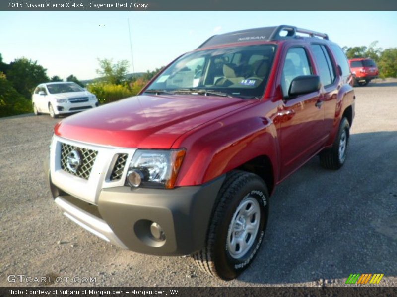 Cayenne Red / Gray 2015 Nissan Xterra X 4x4