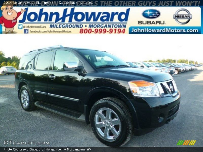 Galaxy Black / Charcoal 2014 Nissan Armada Platinum 4x4