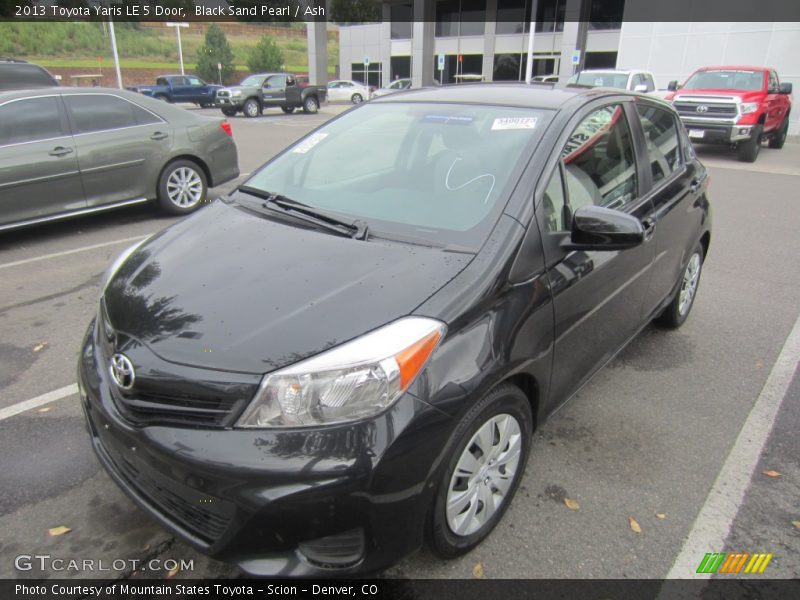 Black Sand Pearl / Ash 2013 Toyota Yaris LE 5 Door