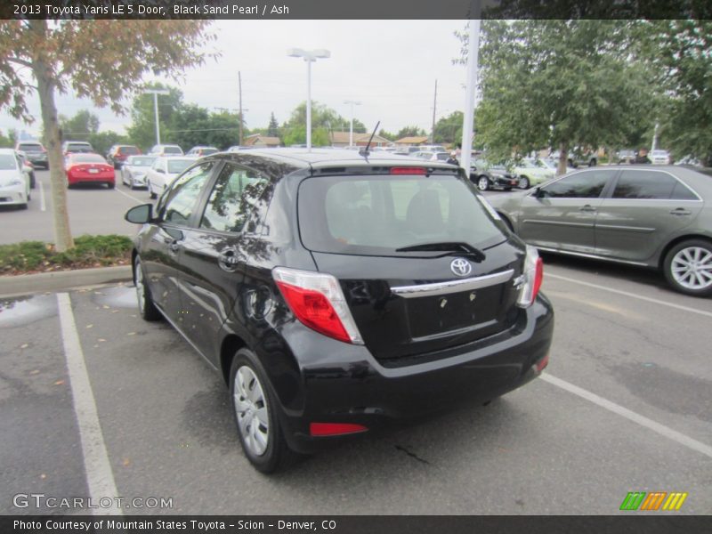 Black Sand Pearl / Ash 2013 Toyota Yaris LE 5 Door