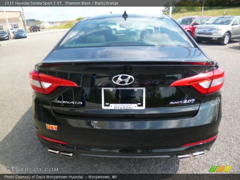 Phantom Black / Black/Orange 2015 Hyundai Sonata Sport 2.0T