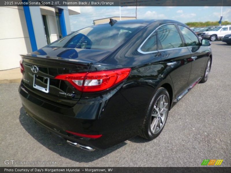 Phantom Black / Black/Orange 2015 Hyundai Sonata Sport 2.0T