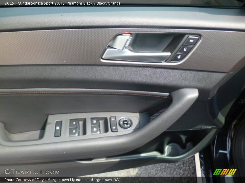 Phantom Black / Black/Orange 2015 Hyundai Sonata Sport 2.0T