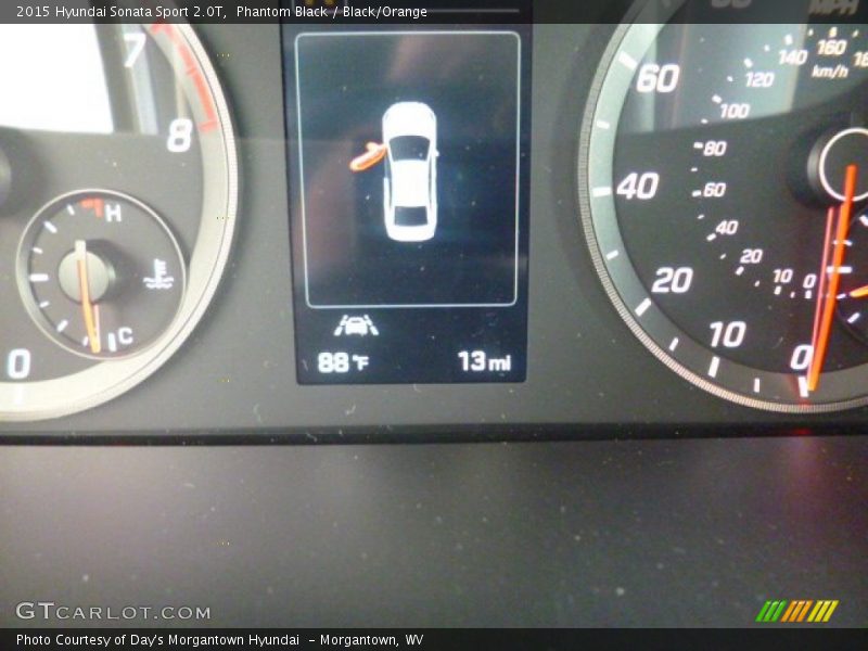 Phantom Black / Black/Orange 2015 Hyundai Sonata Sport 2.0T