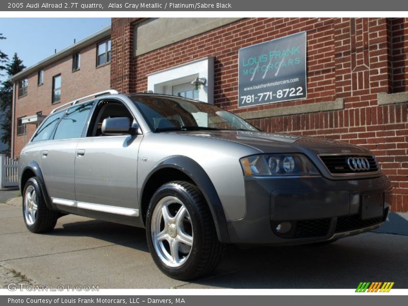 Atlas Gray Metallic / Platinum/Sabre Black 2005 Audi Allroad 2.7T quattro