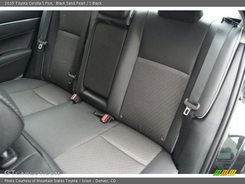 Rear Seat of 2015 Corolla S Plus