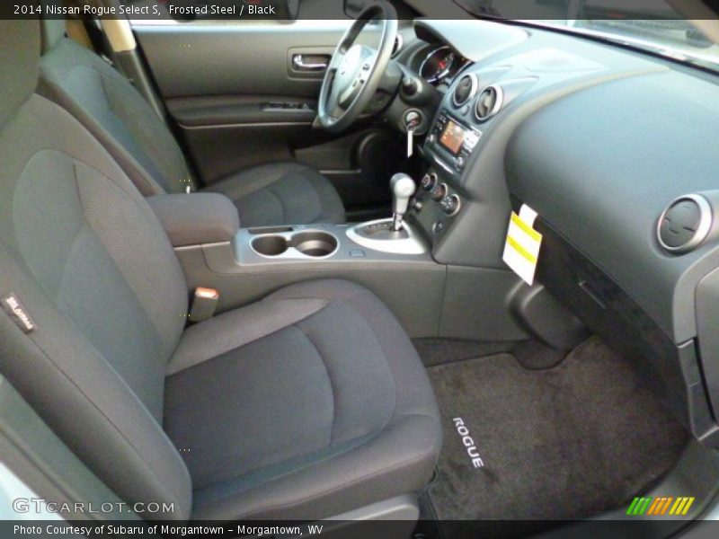 Frosted Steel / Black 2014 Nissan Rogue Select S