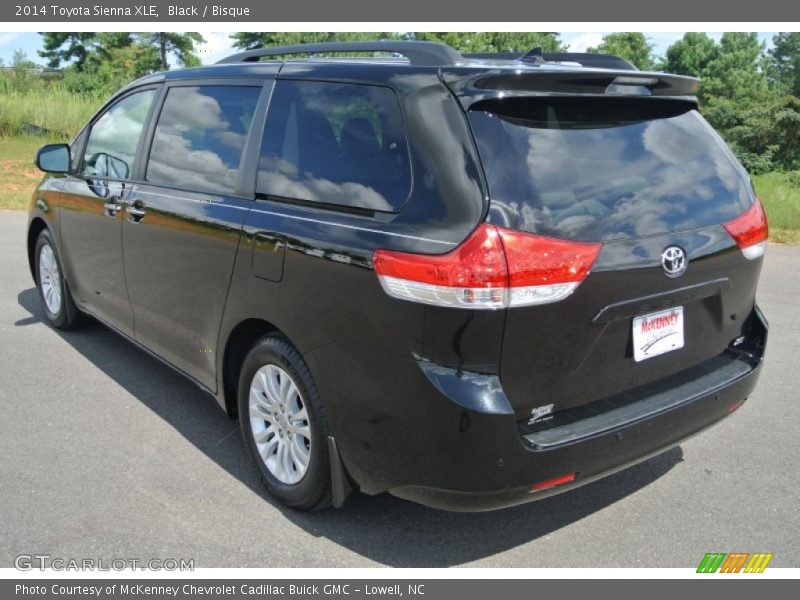 Black / Bisque 2014 Toyota Sienna XLE