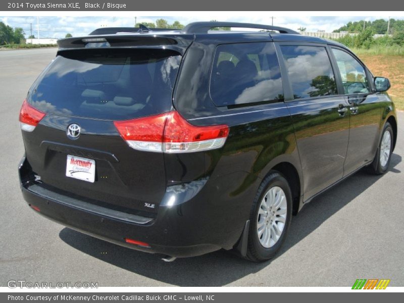 Black / Bisque 2014 Toyota Sienna XLE