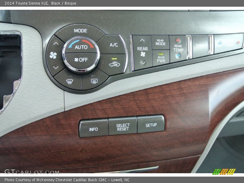 Black / Bisque 2014 Toyota Sienna XLE