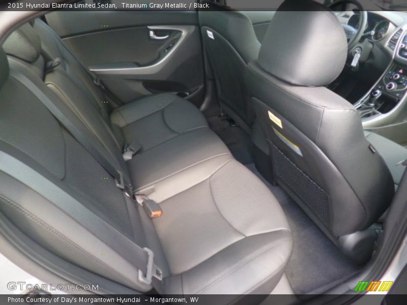 Titanium Gray Metallic / Black 2015 Hyundai Elantra Limited Sedan