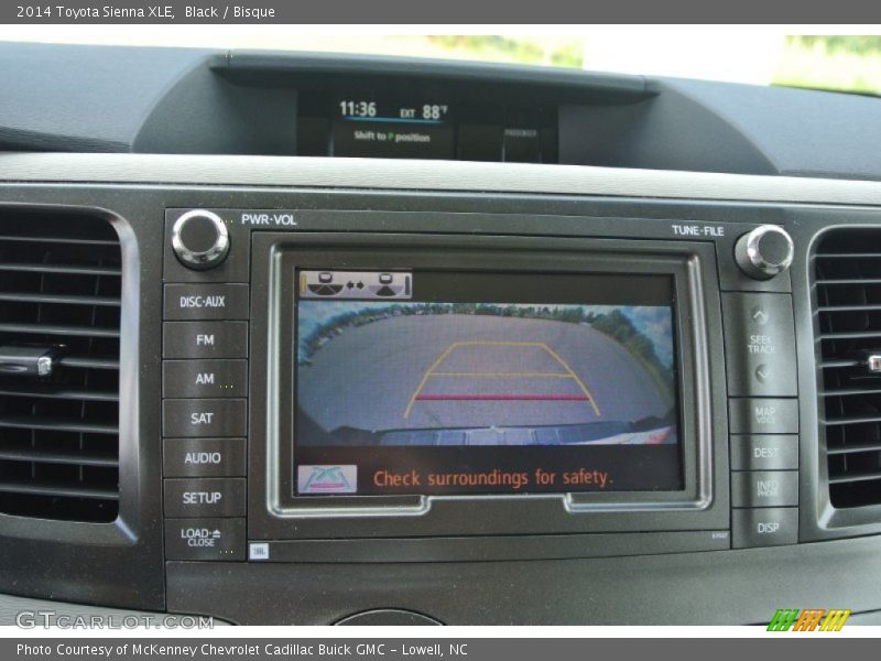 Black / Bisque 2014 Toyota Sienna XLE