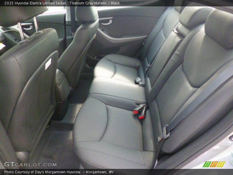 Titanium Gray Metallic / Black 2015 Hyundai Elantra Limited Sedan
