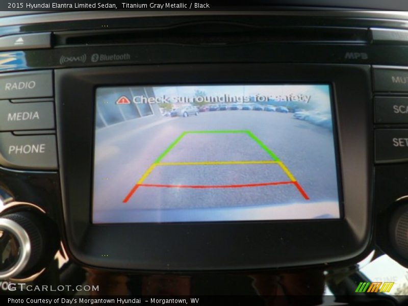 Titanium Gray Metallic / Black 2015 Hyundai Elantra Limited Sedan