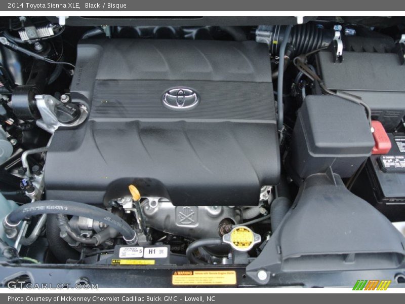 Black / Bisque 2014 Toyota Sienna XLE