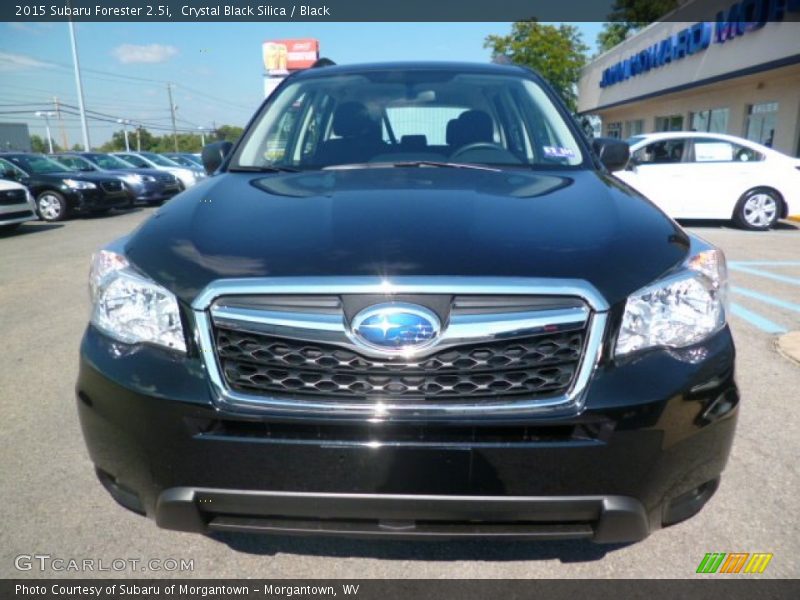 Crystal Black Silica / Black 2015 Subaru Forester 2.5i