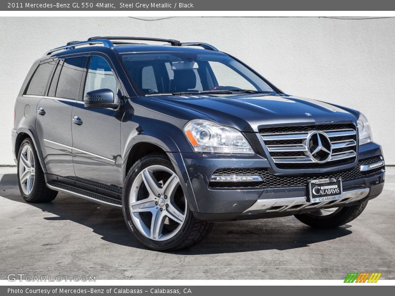 Steel Grey Metallic / Black 2011 Mercedes-Benz GL 550 4Matic