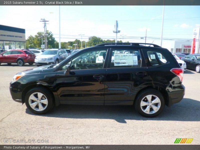 Crystal Black Silica / Black 2015 Subaru Forester 2.5i