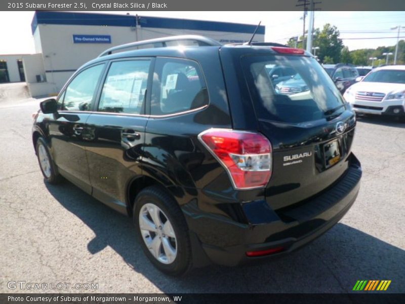 Crystal Black Silica / Black 2015 Subaru Forester 2.5i