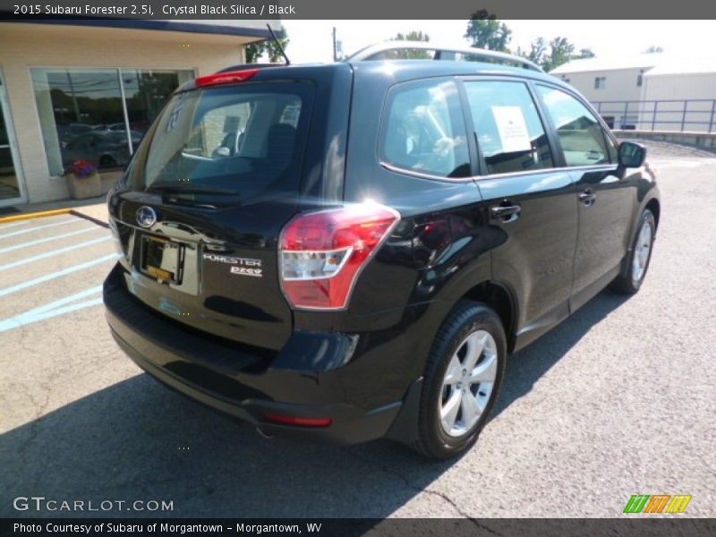 Crystal Black Silica / Black 2015 Subaru Forester 2.5i