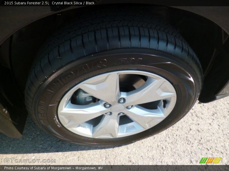 Crystal Black Silica / Black 2015 Subaru Forester 2.5i