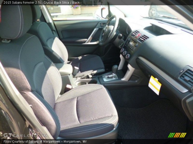 Crystal Black Silica / Black 2015 Subaru Forester 2.5i