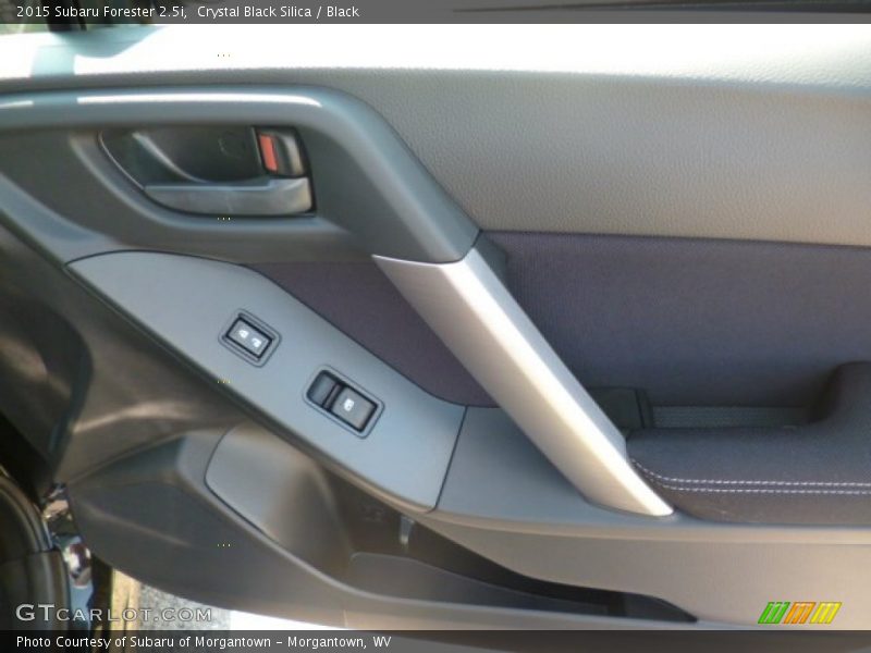 Crystal Black Silica / Black 2015 Subaru Forester 2.5i