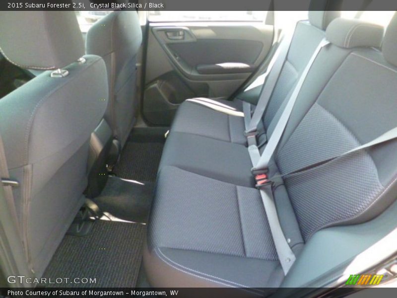 Crystal Black Silica / Black 2015 Subaru Forester 2.5i