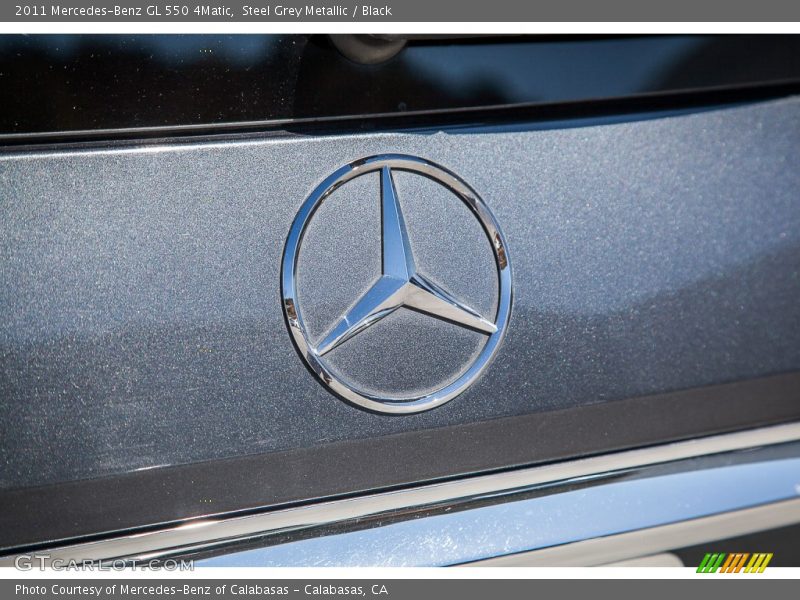 Steel Grey Metallic / Black 2011 Mercedes-Benz GL 550 4Matic