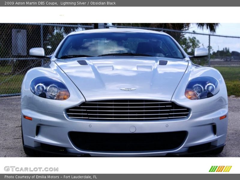 Lightning Silver / Obsidian Black 2009 Aston Martin DBS Coupe