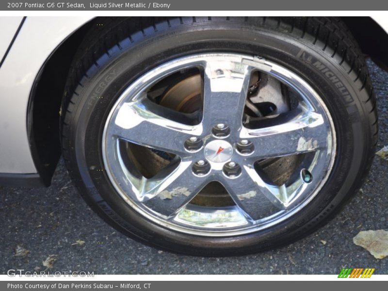 Liquid Silver Metallic / Ebony 2007 Pontiac G6 GT Sedan