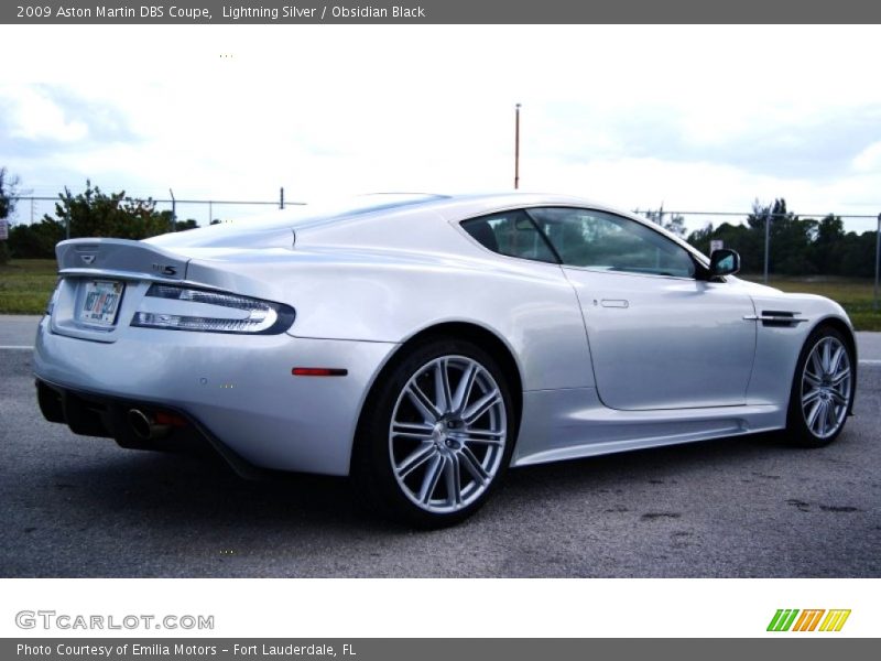 Lightning Silver / Obsidian Black 2009 Aston Martin DBS Coupe