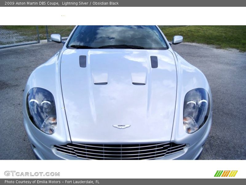 Lightning Silver / Obsidian Black 2009 Aston Martin DBS Coupe