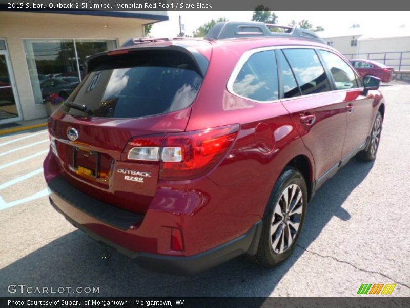 Venetian Red Pearl / Slate Black 2015 Subaru Outback 2.5i Limited