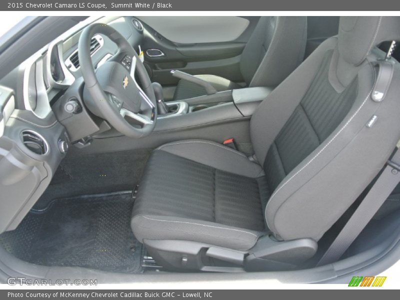 Front Seat of 2015 Camaro LS Coupe