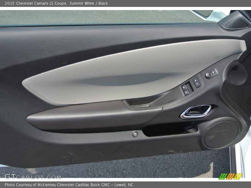 Summit White / Black 2015 Chevrolet Camaro LS Coupe