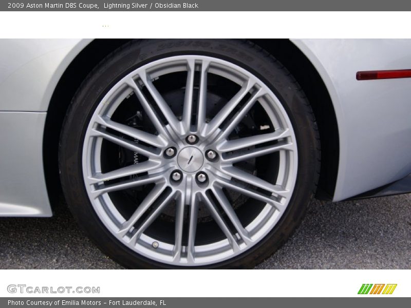 Lightning Silver / Obsidian Black 2009 Aston Martin DBS Coupe