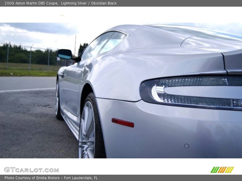 Lightning Silver / Obsidian Black 2009 Aston Martin DBS Coupe