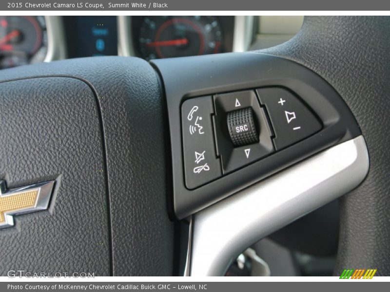 Summit White / Black 2015 Chevrolet Camaro LS Coupe