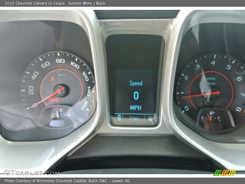 Summit White / Black 2015 Chevrolet Camaro LS Coupe