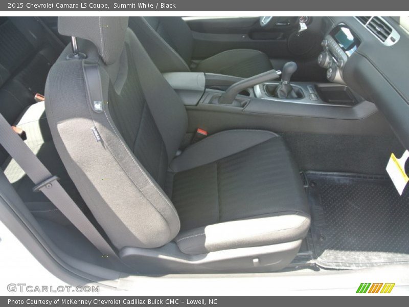 Summit White / Black 2015 Chevrolet Camaro LS Coupe
