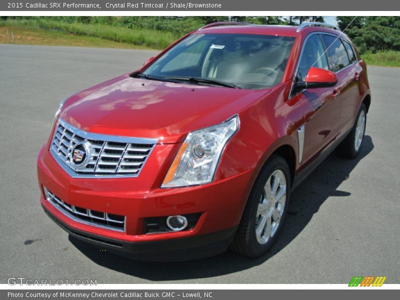 Crystal Red Tintcoat / Shale/Brownstone 2015 Cadillac SRX Performance